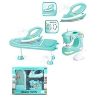 درزن سلة ملابس مع كاوية وطاولة