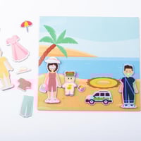 بزل خشبي الرحلة الى الشاطئ درزن