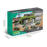 محطة مع سيارتين