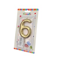 شمعة رقم ذهبي