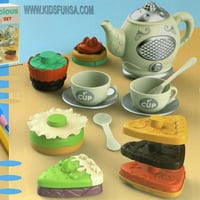 لعبة شاي و حلويات للاطفال درزن