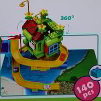 صندوق مكعبات 140 قطعة