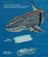 لعبة سمك متحرك بريموت للاطفال