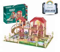 درزن منزل مع أثاث و دمى