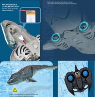 لعبة سمك متحرك بريموت للاطفال