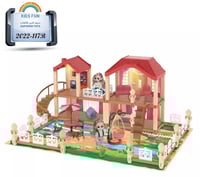 منزل مع أثاث و دمى