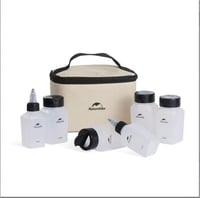 مجموعة زجاجات التوابل المحمولة عدد 6