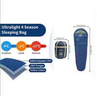 كيس نوم قطني NATUREHIKE MJ300 ازرق