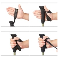 عصا المشي SUNLIT اسود 60-135سم