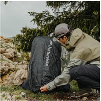 غطاء ظهر عاكس Stealth 2.0 للمطر اسود M