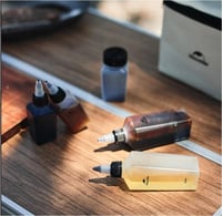 مجموعة زجاجات التوابل المحمولة عدد 6