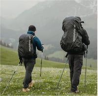 غطاء ظهر عاكس Stealth 2.0 للمطر اسود M