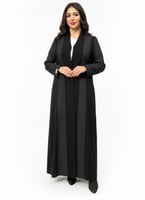 عبايه بليزر مبطن قماش رموش ياباني مع قماش جاكار