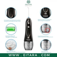 هايسميل جهاز تنظيف الأسنان واللسان بالماء أسود من...