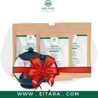 خلطة الراحة 150 جرام (3 عبوات ) + هدية ابريق شاي م...