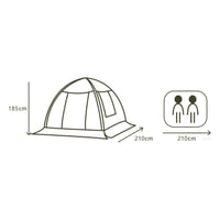 خيمة هوائية 210 ×210 قماش قطني