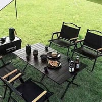 طاولة الرحالة خشب 122 × 68 سم قابل للطي