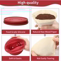 مصفاة قهوة سليكون الرحالة