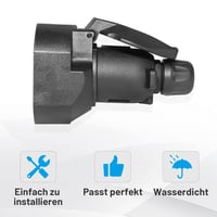 فيش توصيلة قلص موجبة ذكر