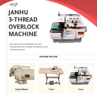 مكينة سرفله صناعي 3 خيط جانهو 737ف