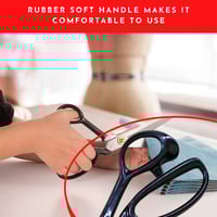 مقص خياطة بشفرات فولاذ كربوني حادة