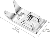 دواسة قدم ماكينة خياطة متعرجة قطعة