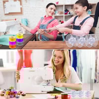 بكرات خياطة بلاستيكية 18