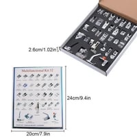 مجموعة دواسات ماكينة الخياطة - 32 قطعة