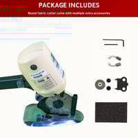 مقص كهربائي للقماش سكين دائرة من الراعي،