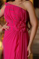 فستان سهرة ناعم سواريه