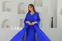 فستان سهرة شيفون لون بنفسجي