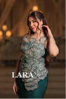 فستان سهرة فاخر بتصميم مميز يجمع بين الأناقة والفخ...