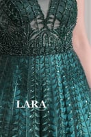 فستان سهره مرصع بالفصوص الكريستاليه