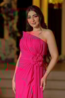 فستان سهرة ناعم سواريه