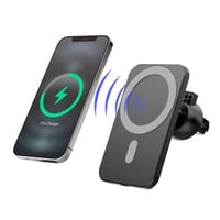 شاحن ماغنفسنت اللاسلكي للسيارة 15 واط - يدعم ايفون...