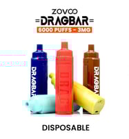 شيشة دراق بار زوفو 6000 سحبة DRAGBAR R6000 PUFFS