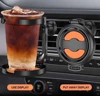 حامل اكواب قابل للطي متعدد الاستعمالات