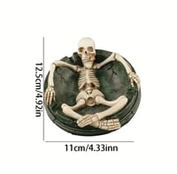 طفاية سجائر ديكورية على شكل هيكل عظمي