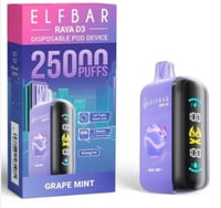 سحبة الف بار 25000 موشة Elf Bar Raya D3 25000
