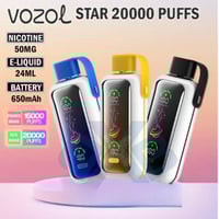 سحبة فوزول ستار 20000 موش 50 نيكوتين Vozol Star 20...
