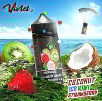 نكهة فيفيد فراولة كيوي جوز هند 100 مل VIVID STRAWB...