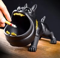 طفاية سجائر ديكورية تحفة فنية على شكل كلب