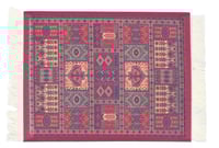 كوستر بشكل سجاد للسيرفر 27*18 سم - حجم كبير