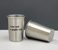 كوب ستيل فضي 350 مل