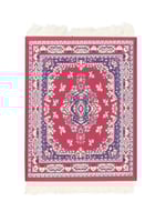 كوستر بشكل سجاد للسيرفر 27*18 سم - حجم كبير