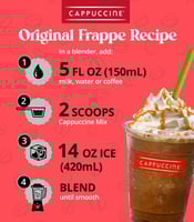 كابتشيني كراميل لاتيه فرابيه ميكس Cappuccine Caram...