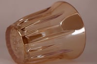 كوب زجاجي -عسلي مقاوم للحرارة 200 مل