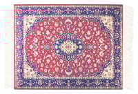 كوستر بشكل سجاد للسيرفر 27*18 سم - حجم كبير