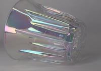 كوب زجاجي مموج مقاوم للحرارة 200 مل