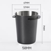 كوب نقل البن في البورتافلتر (دوزنج كب) أسود - 58 م...